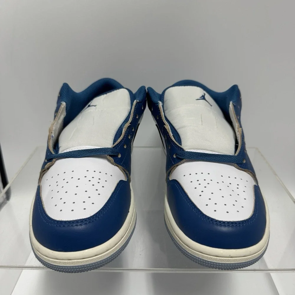 Brand New Nike Air Jordan 1 One Low SE White Blue Shoes FN5214-141 Men's Size 9